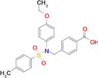 4-(((N-(4-ethoxyphenyl)-4-methylphenyl)sulfonamido)methyl)benzoic acid