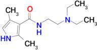 N-(2-(diethylamino)ethyl)-2,4-dimethyl-1H-pyrrole-3-carboxamide