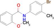 N-(4-bromo-3-methylphenyl)-2-methoxybenzamide