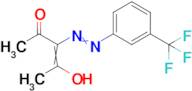 4-hydroxy-3-{2-[3-(trifluoromethyl)phenyl]diazen-1-yl}pent-3-en-2-one