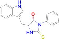 5-((1H-indol-3-yl)methyl)-3-phenyl-2-thioxoimidazolidin-4-one