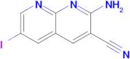 2-Amino-6-iodo-1,8-naphthyridine-3-carbonitrile