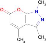 1,3,4-Trimethylpyrano[2,3-c]pyrazol-6(1H)-one