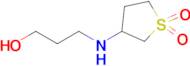 3-((3-Hydroxypropyl)amino)tetrahydrothiophene 1,1-dioxide