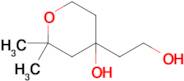 4-(2-Hydroxyethyl)-2,2-dimethyltetrahydro-2H-pyran-4-ol