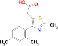 2-(4-(2,4-Dimethylphenyl)-2-methylthiazol-5-yl)acetic acid