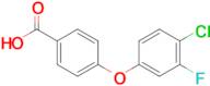 4-(4-Chloro-3-fluorophenoxy)benzoic acid