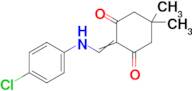 2-(((4-Chlorophenyl)amino)methylene)-5,5-dimethylcyclohexane-1,3-dione