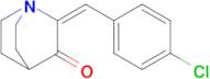 (E)-2-(4-chlorobenzylidene)quinuclidin-3-one