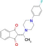 2-(1-(4-(4-Fluorophenyl)piperazin-1-yl)ethylidene)-1H-indene-1,3(2H)-dione