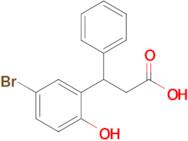 3-(5-Bromo-2-hydroxyphenyl)-3-phenylpropanoic acid