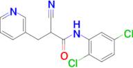 2-Cyano-N-(2,5-dichlorophenyl)-3-(pyridin-3-yl)propanamide