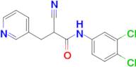 2-Cyano-N-(3,4-dichlorophenyl)-3-(pyridin-3-yl)propanamide