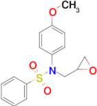 N-(4-methoxyphenyl)-N-(oxiran-2-ylmethyl)benzenesulfonamide