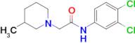 N-(3,4-dichlorophenyl)-2-(3-methylpiperidin-1-yl)acetamide