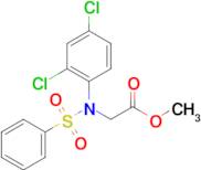 Methyl N-(2,4-dichlorophenyl)-N-(phenylsulfonyl)glycinate