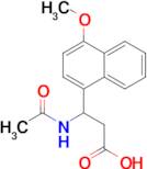 3-Acetamido-3-(4-methoxynaphthalen-1-yl)propanoic acid