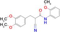 2-Cyano-3-(3,4-dimethoxyphenyl)-N-(2-methoxyphenyl)propanamide