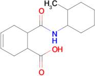 6-((2-Methylcyclohexyl)carbamoyl)cyclohex-3-ene-1-carboxylic acid