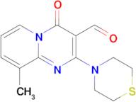 9-Methyl-4-oxo-2-thiomorpholino-4H-pyrido[1,2-a]pyrimidine-3-carbaldehyde