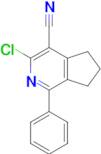3-Chloro-1-phenyl-6,7-dihydro-5H-cyclopenta[c]pyridine-4-carbonitrile