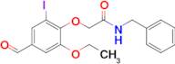 N-benzyl-2-(2-ethoxy-4-formyl-6-iodophenoxy)acetamide