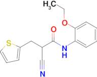 2-Cyano-N-(2-ethoxyphenyl)-3-(thiophen-2-yl)propanamide