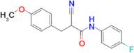 2-Cyano-N-(4-fluorophenyl)-3-(4-methoxyphenyl)propanamide