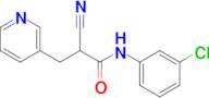 N-(3-chlorophenyl)-2-cyano-3-(pyridin-3-yl)propanamide