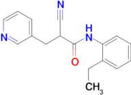 2-Cyano-N-(2-ethylphenyl)-3-(pyridin-3-yl)propanamide