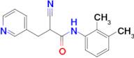 2-Cyano-N-(2,3-dimethylphenyl)-3-(pyridin-3-yl)propanamide