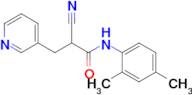 2-Cyano-N-(2,4-dimethylphenyl)-3-(pyridin-3-yl)propanamide