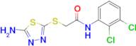 2-((5-Amino-1,3,4-thiadiazol-2-yl)thio)-N-(2,3-dichlorophenyl)acetamide