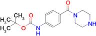 Tert-butyl (4-(piperazine-1-carbonyl)phenyl)carbamate