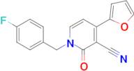 1-(4-Fluorobenzyl)-4-(furan-2-yl)-2-oxo-1,2-dihydropyridine-3-carbonitrile
