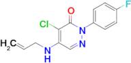 5-(Allylamino)-4-chloro-2-(4-fluorophenyl)pyridazin-3(2H)-one