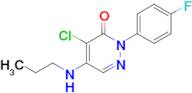 4-Chloro-2-(4-fluorophenyl)-5-(propylamino)pyridazin-3(2H)-one