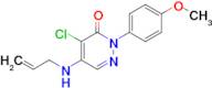 5-(Allylamino)-4-chloro-2-(4-methoxyphenyl)pyridazin-3(2H)-one