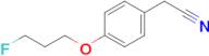 2-(4-(3-Fluoropropoxy)phenyl)acetonitrile