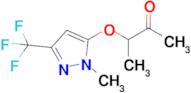 3-((1-Methyl-3-(trifluoromethyl)-1H-pyrazol-5-yl)oxy)butan-2-one