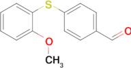 4-((2-Methoxyphenyl)thio)benzaldehyde