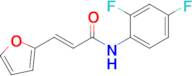 (E)-N-(2,4-difluorophenyl)-3-(furan-2-yl)acrylamide