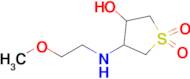 3-Hydroxy-4-((2-methoxyethyl)amino)tetrahydrothiophene 1,1-dioxide