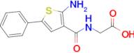 (2-Amino-5-phenylthiophene-3-carbonyl)glycine