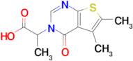 2-(5,6-Dimethyl-4-oxothieno[2,3-d]pyrimidin-3(4H)-yl)propanoic acid