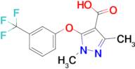 1,3-Dimethyl-5-(3-(trifluoromethyl)phenoxy)-1H-pyrazole-4-carboxylic acid