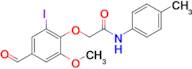 2-(4-Formyl-2-iodo-6-methoxyphenoxy)-N-(p-tolyl)acetamide