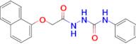 2-(2-(Naphthalen-1-yloxy)acetyl)-N-phenylhydrazine-1-carboxamide