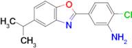 2-Chloro-5-(5-isopropylbenzo[d]oxazol-2-yl)aniline