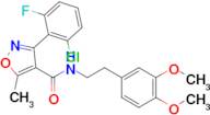 3-(2-Chloro-6-fluorophenyl)-N-(3,4-dimethoxyphenethyl)-5-methylisoxazole-4-carboxamide